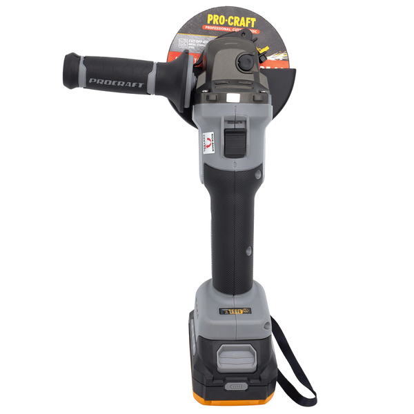 Акумуляторна болгарка Procraft industrial AG125A Сумка (1 акб та зп)