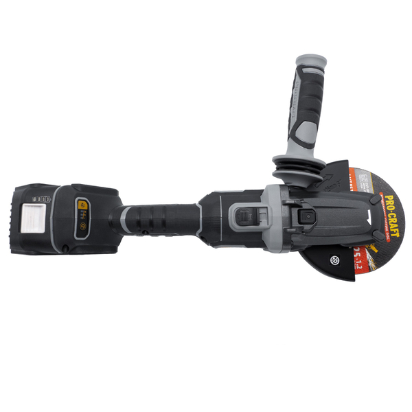 Акумуляторна болгарка Procraft industrial AG125С (без акб та зп)