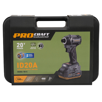 Акумуляторний гвинтоверт Procraft Industrial ID20A (з 1 акб та зп)