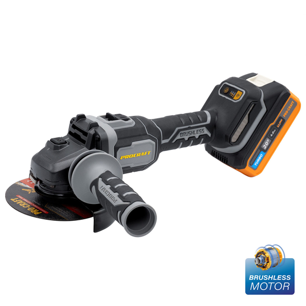 Угловая шлифовальная машина Procraft industrial AG125B (1 аккумулятор)