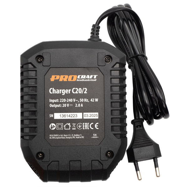 Акумуляторна болгарка Procraft industrial AG125B (1 акб)