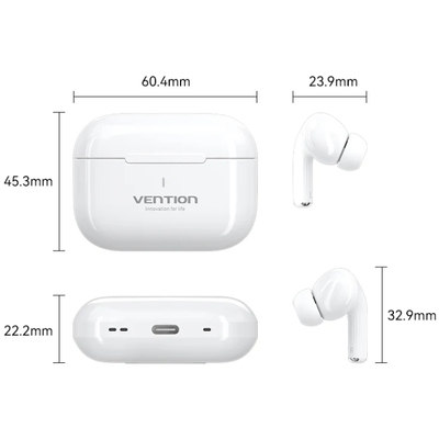 Навушники TWS Vention Elf Earbuds ECHO LITE E11 White