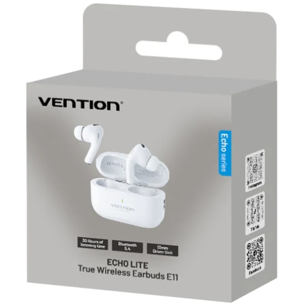 Навушники TWS Vention Elf Earbuds ECHO LITE E11 White