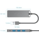 Хаб USB 3.0--> 4xUSB-A 3.0, 5Gbps,  Black Vention