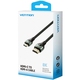 Кабель HDMI M - Mini M, 1.0 м, V2.1 8K 60Гц Aluminum Alloy Type Green Vention