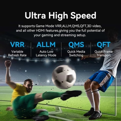 Кабель HDMI M - Mini M 2.0 м, V2.1 8K 60Гц Aluminum Alloy Type, Green Vention