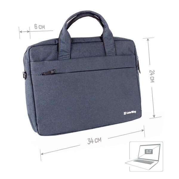 Сумка для ноутбука ColorWay Modern 13.3 Navy (CW-LBM133-NV)