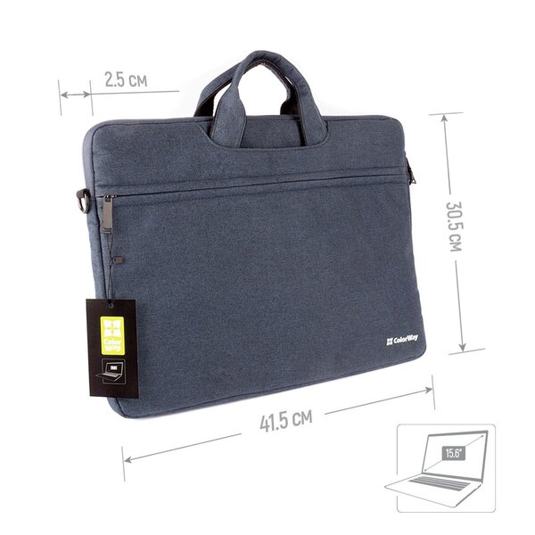 Сумка для ноутбука ColorWay Casual 15.6 Navy (CW-LBC156-NV)