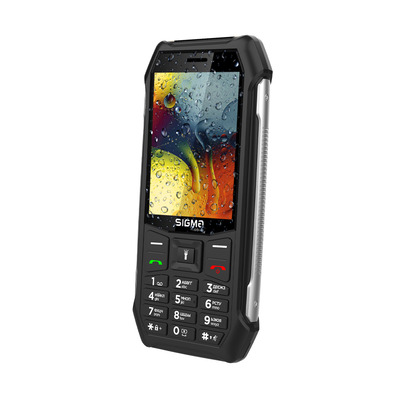 Мобильный телефон Sigma mobile X-style 323 Rain Black (4827798885710); 3.2" (320х240) TN / клавиатурный моноблок / MediaTek 6261D / microSD до 32 ГБ / без камеры / 2G (GSM) / Bluetooth / 143х70х15 мм, 173 г / 3000 мАч / черный