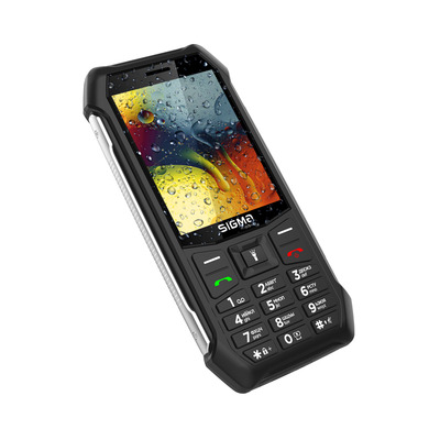 Мобильный телефон Sigma mobile X-style 323 Rain Black (4827798885710); 3.2" (320х240) TN / клавиатурный моноблок / MediaTek 6261D / microSD до 32 ГБ / без камеры / 2G (GSM) / Bluetooth / 143х70х15 мм, 173 г / 3000 мАч / черный