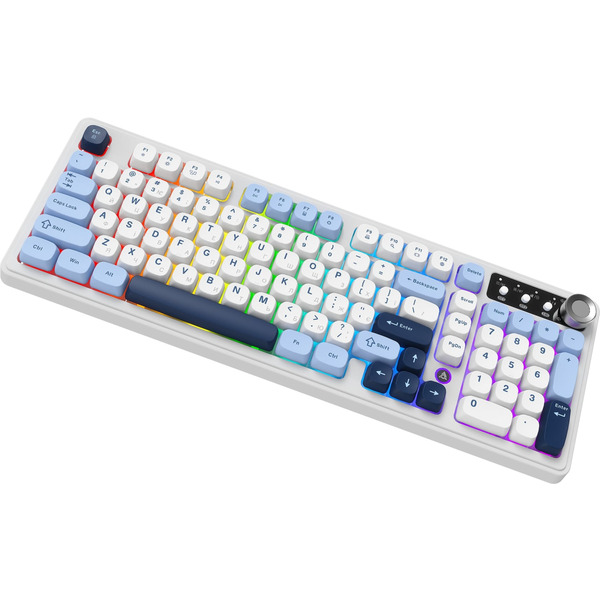 Клавиатура беспроводная Ajazz AF98 Plus Glacier Blue (AF98-PLUS-GB)