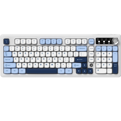 Клавиатура беспроводная Ajazz AF98 Plus Glacier Blue (AF98-PLUS-GB)