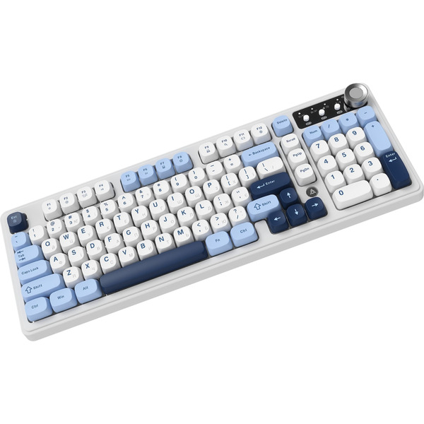 Клавиатура беспроводная Ajazz AF98 Plus Glacier Blue (AF98-PLUS-GB)