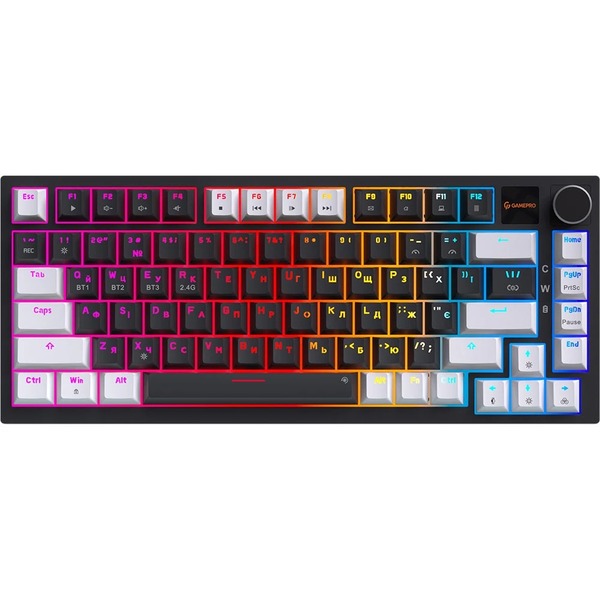 Клавиатура беспроводная GamePro Asgard Valhalla Pro Black (MK160B-D-Pro)
