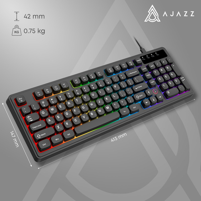 Клавиатура Ajazz AF98 Black USB-C Black (AF98-B)