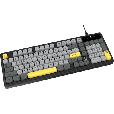 Клавиатура Ajazz AF98 Black USB-C Black Gray Yellow (AF98-BGY)
