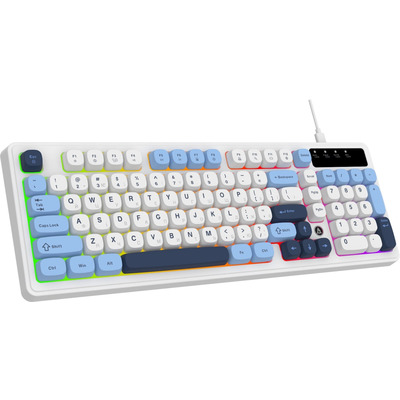 Клавиатура Ajazz AF98 Black USB-C Glacier Blue (AF98-GB)