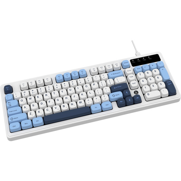 Клавиатура Ajazz AF98 Black USB-C Glacier Blue (AF98-GB)