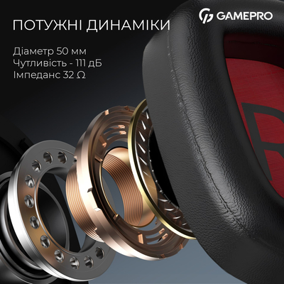 Навушники GamePro Asgard Valkyria Black HSW249B