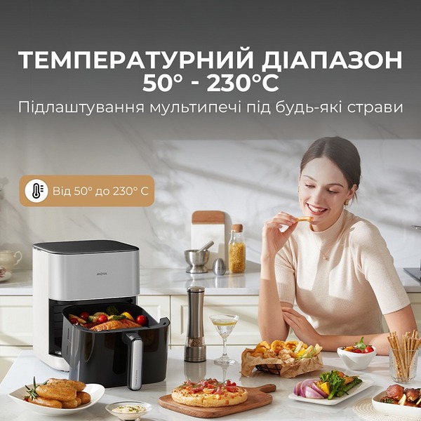 Мультипечь Mova AeroChef FD10s Pro White (VFF12A-WH-S)