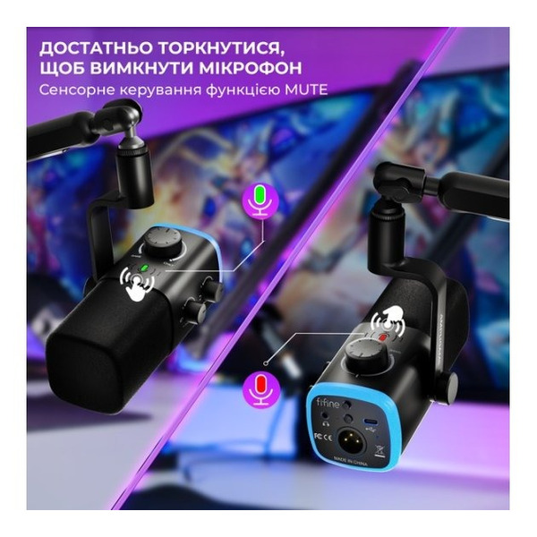 Микрофон Fifine AM9 Black