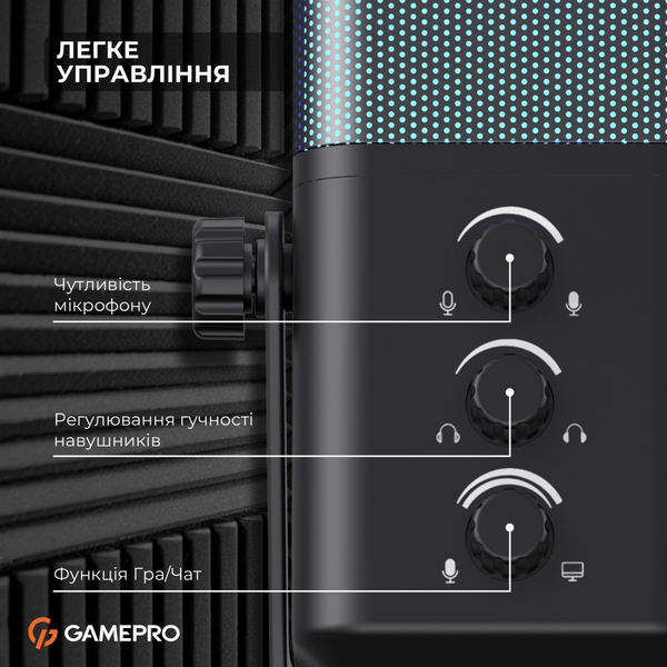 Микрофон GamePro UGM117B