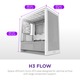 Корпус NZXT H3 Flow White без БП (CC-H31FW-01)