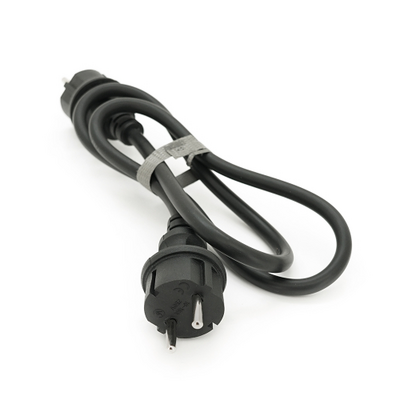 Кабель із двома литими вилками для підключення генератора, подовжувач 1 м ГОСТ 2х2,5мм² (4100Вт, 16А, 250В)