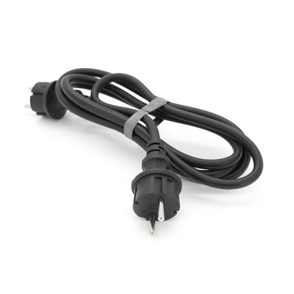 Кабель із двома литими вилками для підключення генератора, подовжувач 2 м ГОСТ 2х2,5мм² (4100Вт, 16А, 250В)