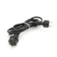 Кабель із двома литими вилками для підключення генератора, подовжувач 2 м ГОСТ 2х2,5мм² (4100Вт, 16А, 250В)