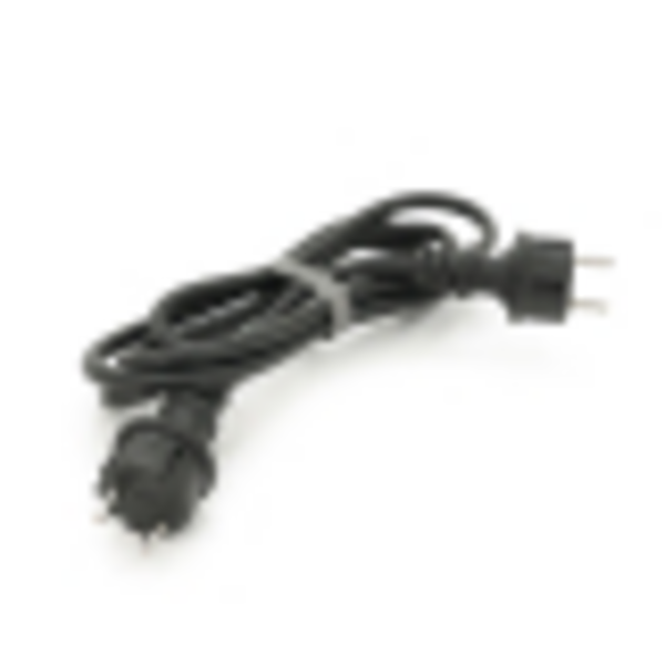 Кабель із двома литими вилками для підключення генератора, подовжувач 2 м ГОСТ 2х2,5мм² (4100Вт, 16А, 250В)