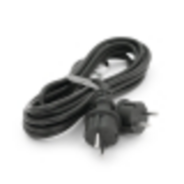 Кабель з двома литими вилками для підключення генератора, подовжувач 5 м ГОСТ 2х1,5 мм (3100Вт, 14А, 250В)