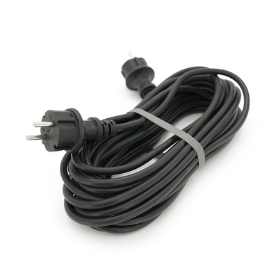 Кабель з двома литими вилками для підключення генератора, подовжувач 10 м ГОСТ 2х1,5 мм (3100Вт, 14А, 250В)