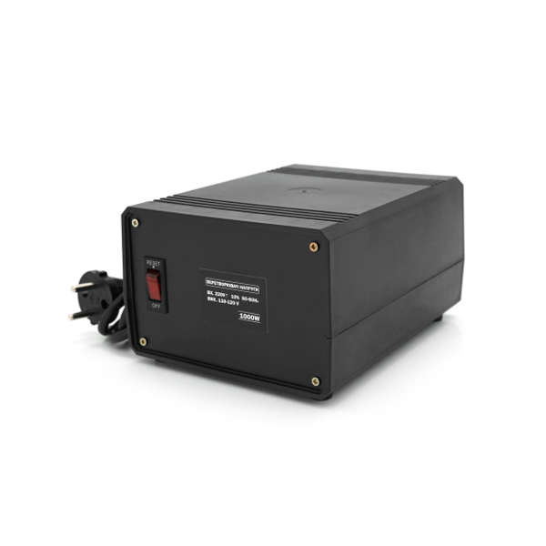 Перетворювач напруги понижуючий MERLION PN-1000, Input 220 V/Output 110V, 1000W, трансформаторний
