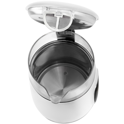 Електрочайник Adler AD 1305 white silver 1850-2200Вт/ 1.7л/ скло/ встановлення температури/