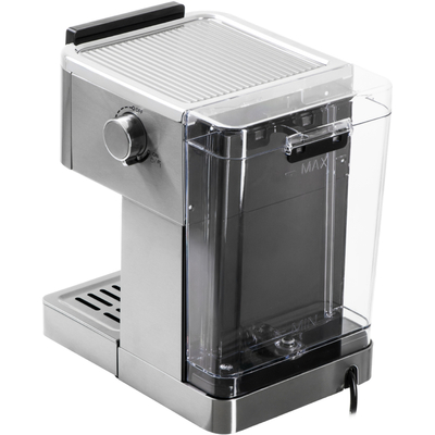 Кавомашина Adler AD 4390 ріжкова/ 1350 Вт/ 20 бар/ 1,5л/ мелена/ капучінатор/сіра