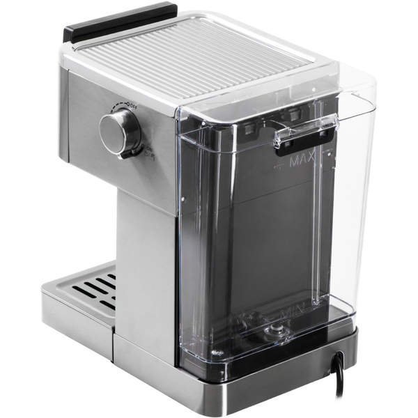 Кавомашина Adler AD 4390 ріжкова/ 1350 Вт/ 20 бар/ 1,5л/ мелена/ капучінатор/сіра