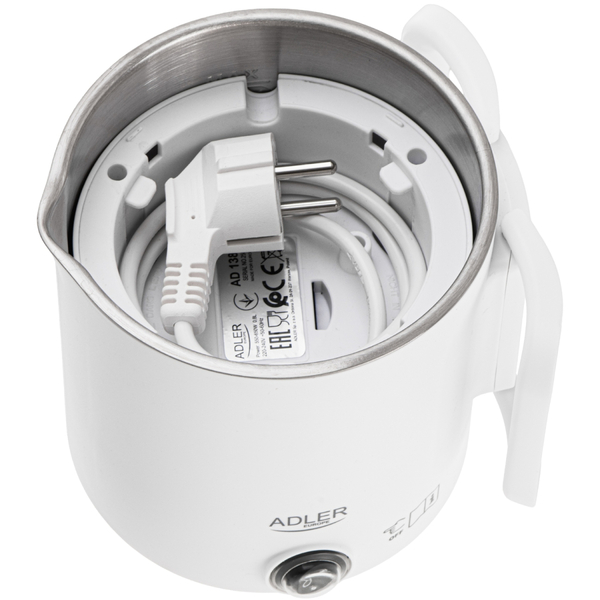 Електрочайник Adler AD 1388w дорожній 650Вт/ 0.8л/ подвійні стінки/ автовимкнення/ білий