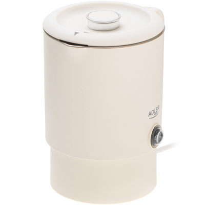 Електрочайник Adler AD 1388b дорожній 650Вт/ 0.8л/ подвійні стінки/ автовимкнення/бежевий