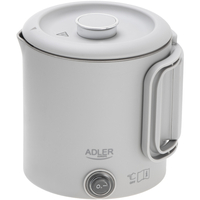 Електрочайник Adler AD 1388g дорожній 650Вт/ 0.8л/ подвійні стінки/ автовимкнення/сірий