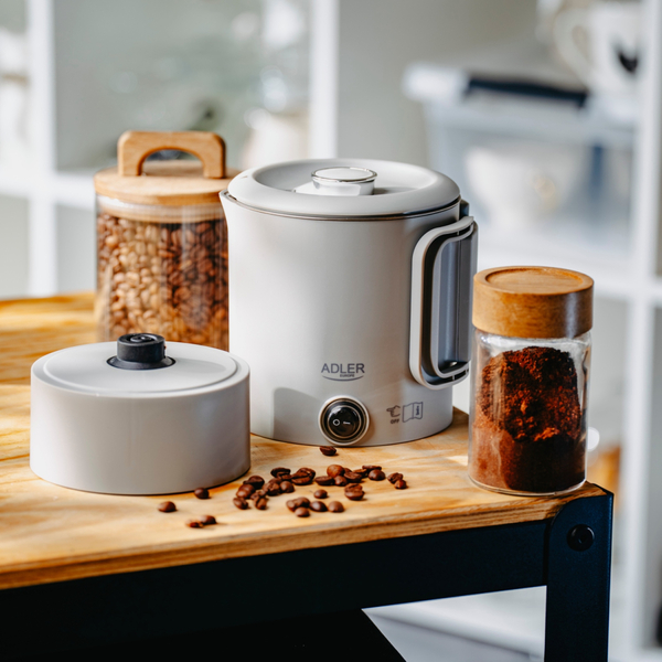 Електрочайник Adler AD 1388g дорожній 650Вт/ 0.8л/ подвійні стінки/ автовимкнення/сірий