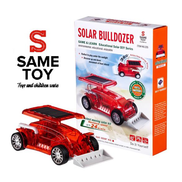 Робот-конструктор Бульдозер Same Toy на сонячній панелі