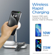 Зарядний пристрій 15W 3-in-1 Magnetic Wireless Fast Charger white Energizer