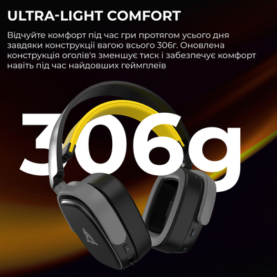 Bluetooth-гарнитура Ajazz AHM09 MAX 3-Mode Black (AHM09-MAX-BGY)