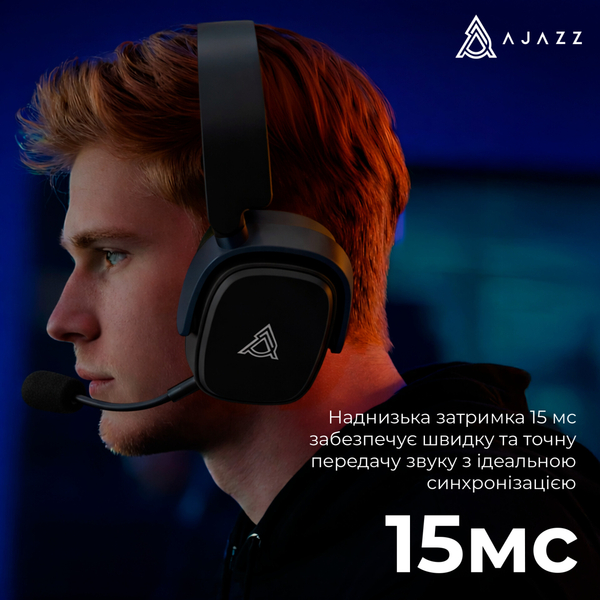 Навушники Ajazz AHM09 MAX 3-Mode Black (AHM09-MAX-BGY)