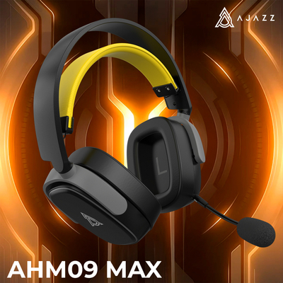 Bluetooth-гарнитура Ajazz AHM09 MAX 3-Mode Black (AHM09-MAX-BGY)