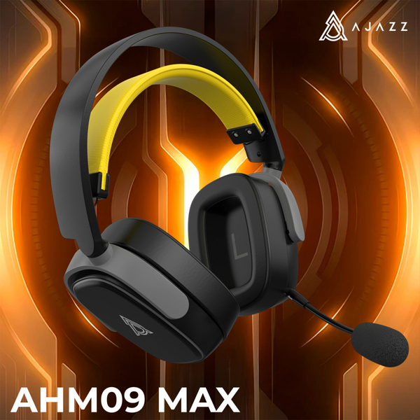 Навушники Ajazz AHM09 MAX 3-Mode Black (AHM09-MAX-BGY)