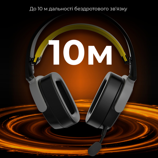 Навушники Ajazz AHM09 MAX 3-Mode Black (AHM09-MAX-BGY)