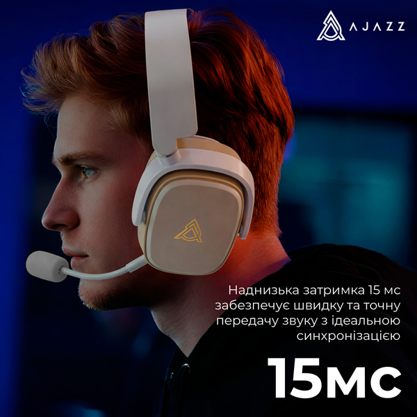 Наушники Ajazz AHM09 MAX 3-Mode Grey (AHM09-MAX-GW)