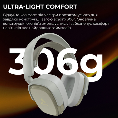 Bluetooth-гарнитура Ajazz AHM09 MAX 3-Mode Grey (AHM09-MAX-GW)